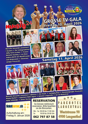 TV Aufzeichnung Musig24 TV Schweiz